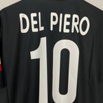 Shop 2001/02 JUVENTUS DEL PIERO #10 AWAY SHIRT (XL) LOTTO, classic football shirts, vintage football shirts & retro soccer jerseys at Cult Kits