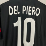 Shop 2001/02 JUVENTUS DEL PIERO #10 AWAY SHIRT (XL) LOTTO, classic football shirts, vintage football shirts & retro soccer jerseys at Cult Kits