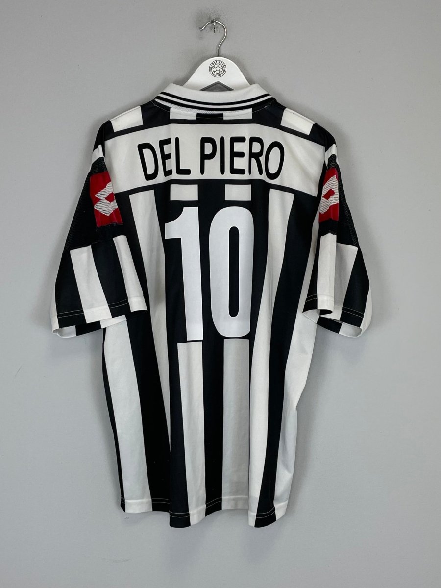 2001/02 JUVENTUS DEL PIERO 10 HOME SHIRT (L) LOTTO - Cult Kits - Large - Buy Vintage Football Shirts, Authentic Retro Football Shirts For Sale, Classic Football Shirts & Soccer Jersey