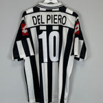 2001/02 JUVENTUS DEL PIERO 10 HOME SHIRT (L) LOTTO - Cult Kits - Large - Buy Vintage Football Shirts, Authentic Retro Football Shirts For Sale, Classic Football Shirts & Soccer Jersey