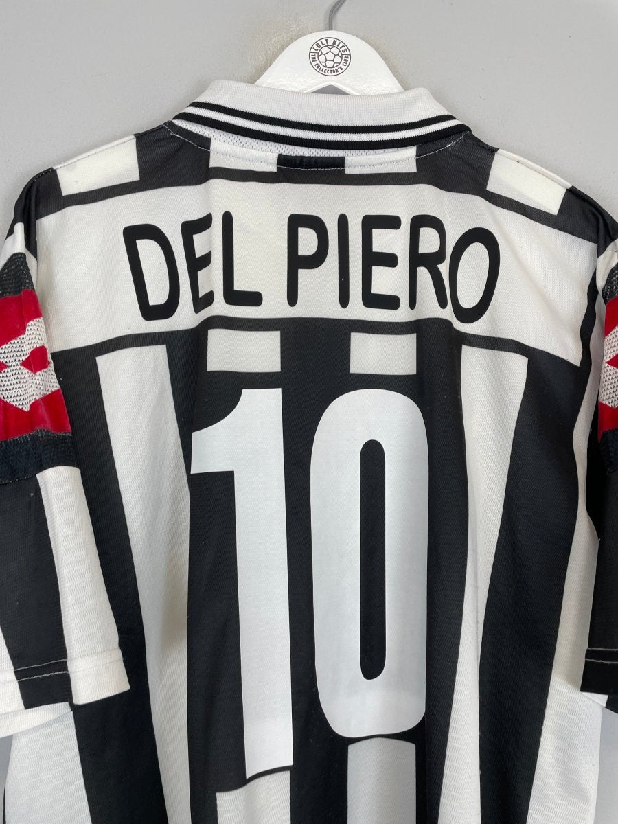 2001/02 JUVENTUS DEL PIERO 10 HOME SHIRT (L) LOTTO - Cult Kits - Large - Buy Vintage Football Shirts, Authentic Retro Football Shirts For Sale, Classic Football Shirts & Soccer Jersey