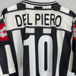 2001/02 JUVENTUS DEL PIERO 10 HOME SHIRT (L) LOTTO - Cult Kits - Large - Buy Vintage Football Shirts, Authentic Retro Football Shirts For Sale, Classic Football Shirts & Soccer Jersey
