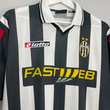 Shop 2001/02 JUVENTUS DEL PIERO #10 HOME SHIRT (L) LOTTO, classic football shirts, vintage football shirts & retro soccer jerseys at Cult Kits