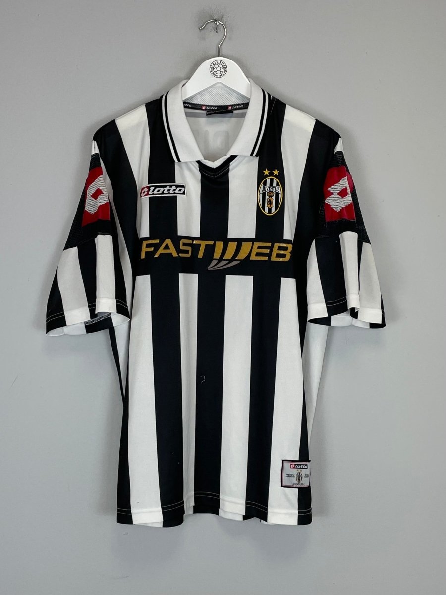 2001/02 JUVENTUS DEL PIERO 10 HOME SHIRT (L) LOTTO - Cult Kits - Large - Buy Vintage Football Shirts, Authentic Retro Football Shirts For Sale, Classic Football Shirts & Soccer Jersey