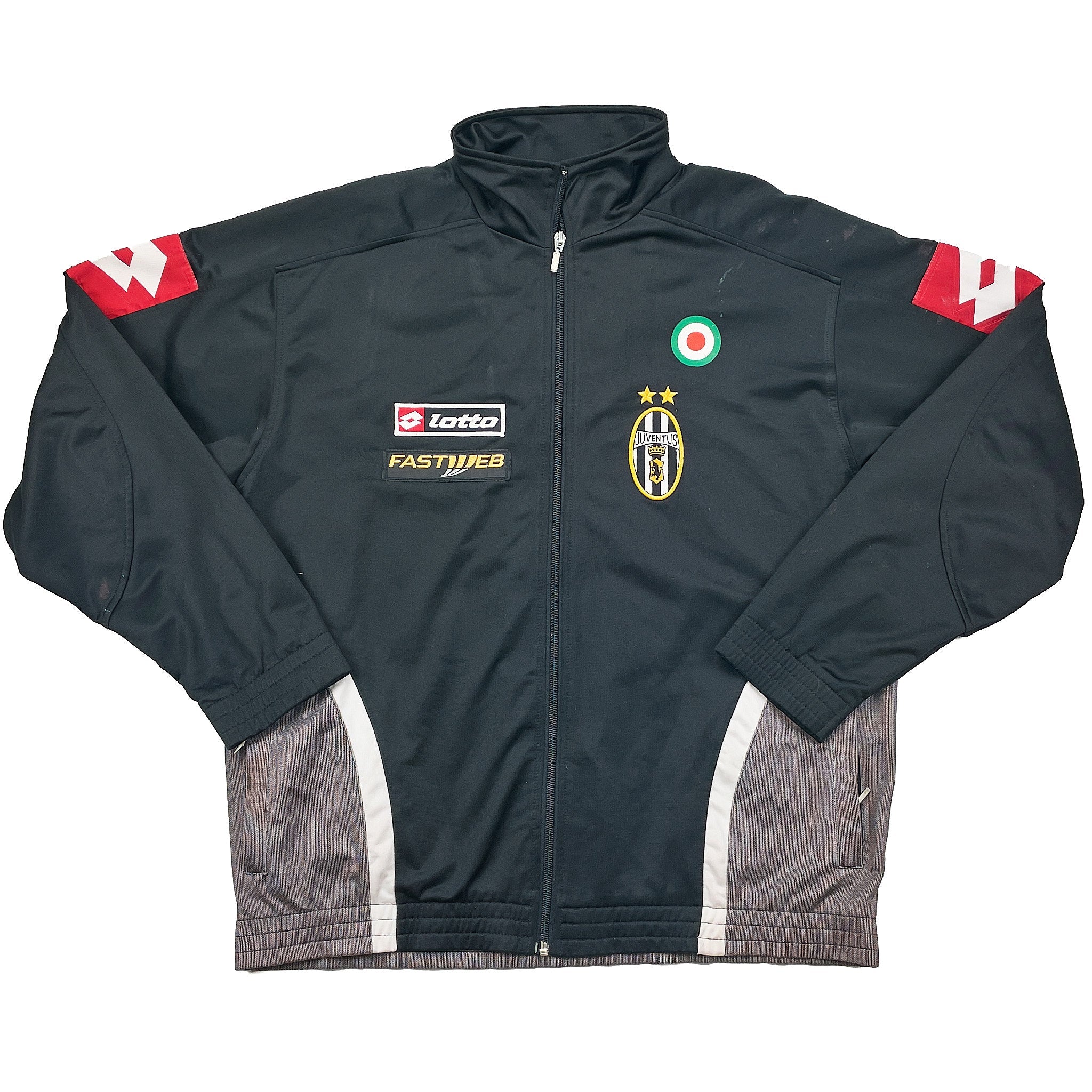 Buy 2001/02 JUVENTUS TRACK JACKET (M) LOTTO ~ Free worldwide shipping available ~ Authentic Vintage Football Shirts from Cult Kits