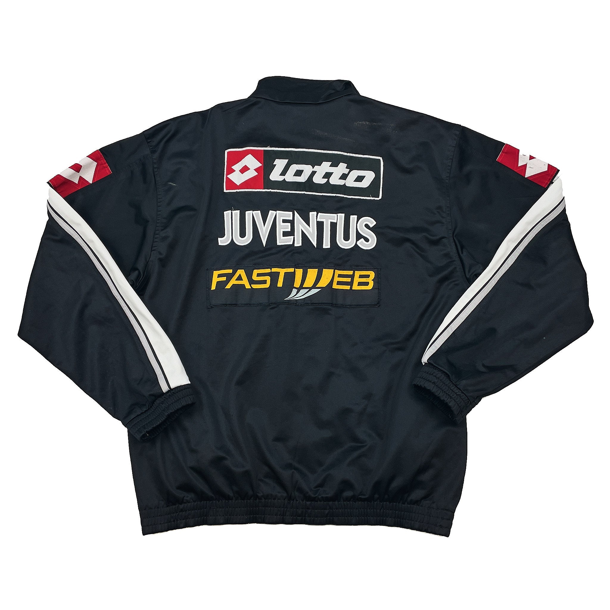 Buy 2001/02 Juventus Track Jacket (XL) Lotto ~ Free worldwide shipping available ~ Authentic Vintage Football Shirts from Cult Kits