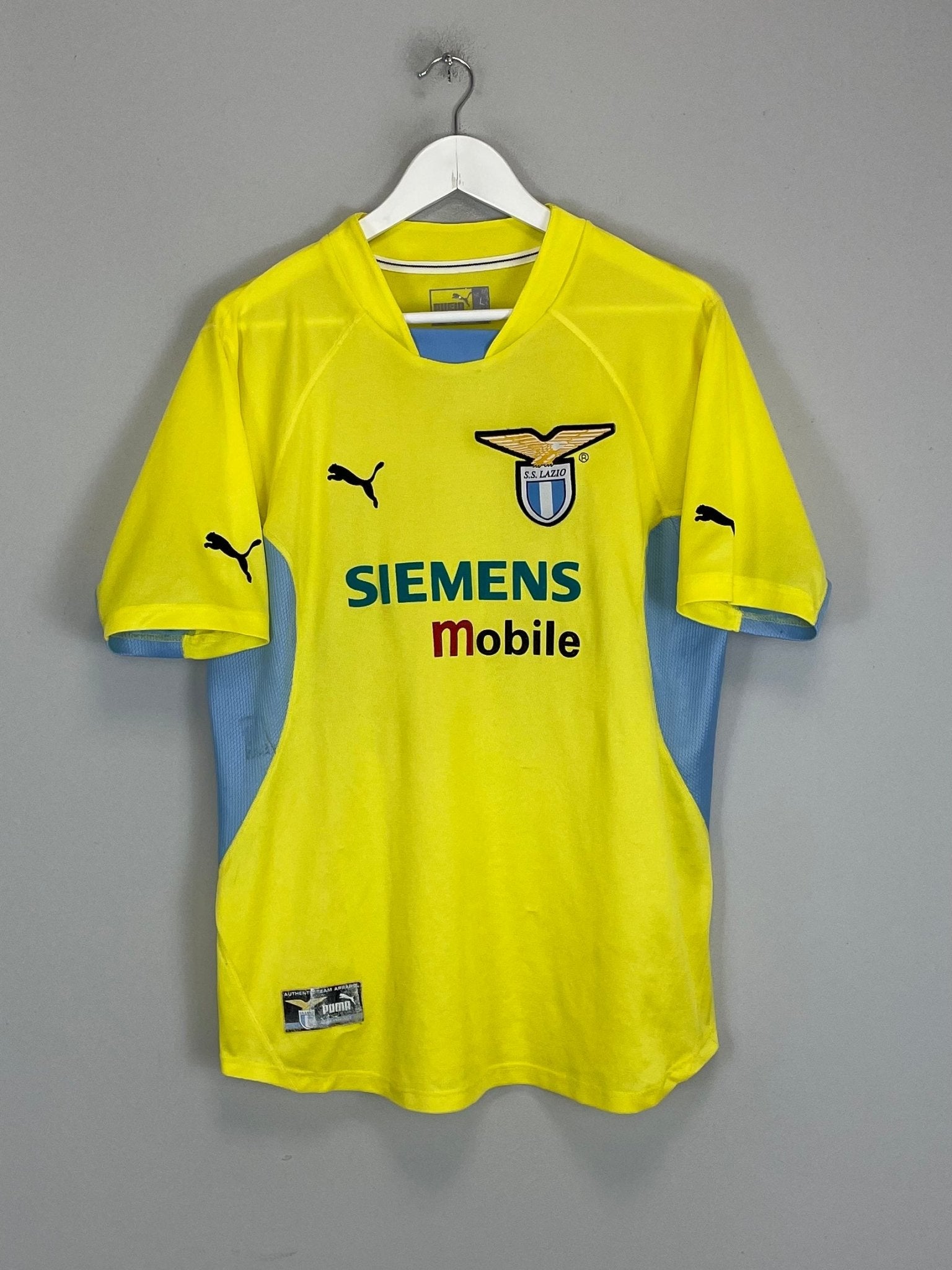 Shop 2001/02 LAZIO NESTA #13 AWAY SHIRT (L) PUMA, classic football shirts, vintage football shirts & retro soccer jerseys at Cult Kits