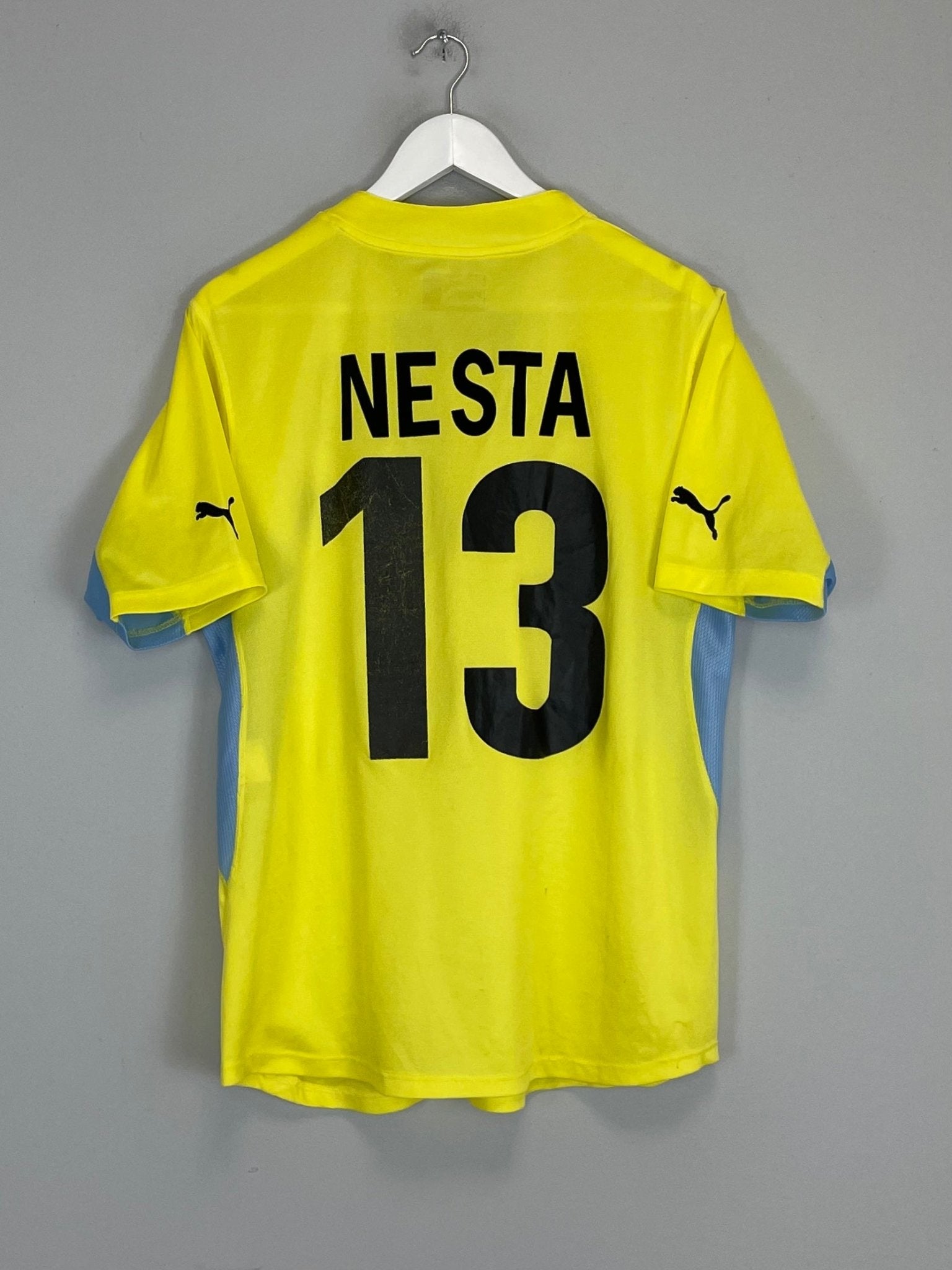 Shop 2001/02 LAZIO NESTA #13 AWAY SHIRT (L) PUMA, classic football shirts, vintage football shirts & retro soccer jerseys at Cult Kits