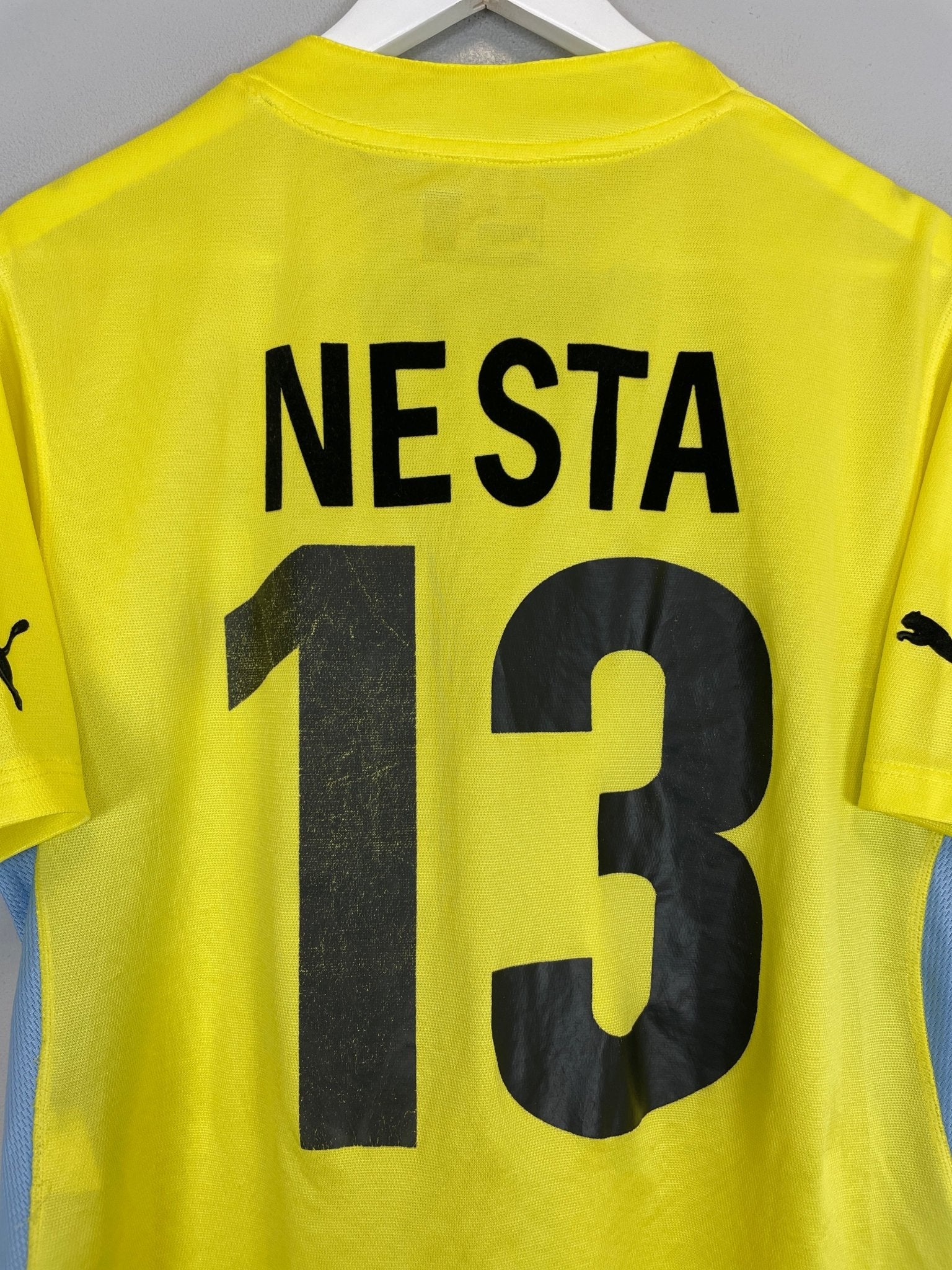 Shop 2001/02 LAZIO NESTA #13 AWAY SHIRT (L) PUMA, classic football shirts, vintage football shirts & retro soccer jerseys at Cult Kits