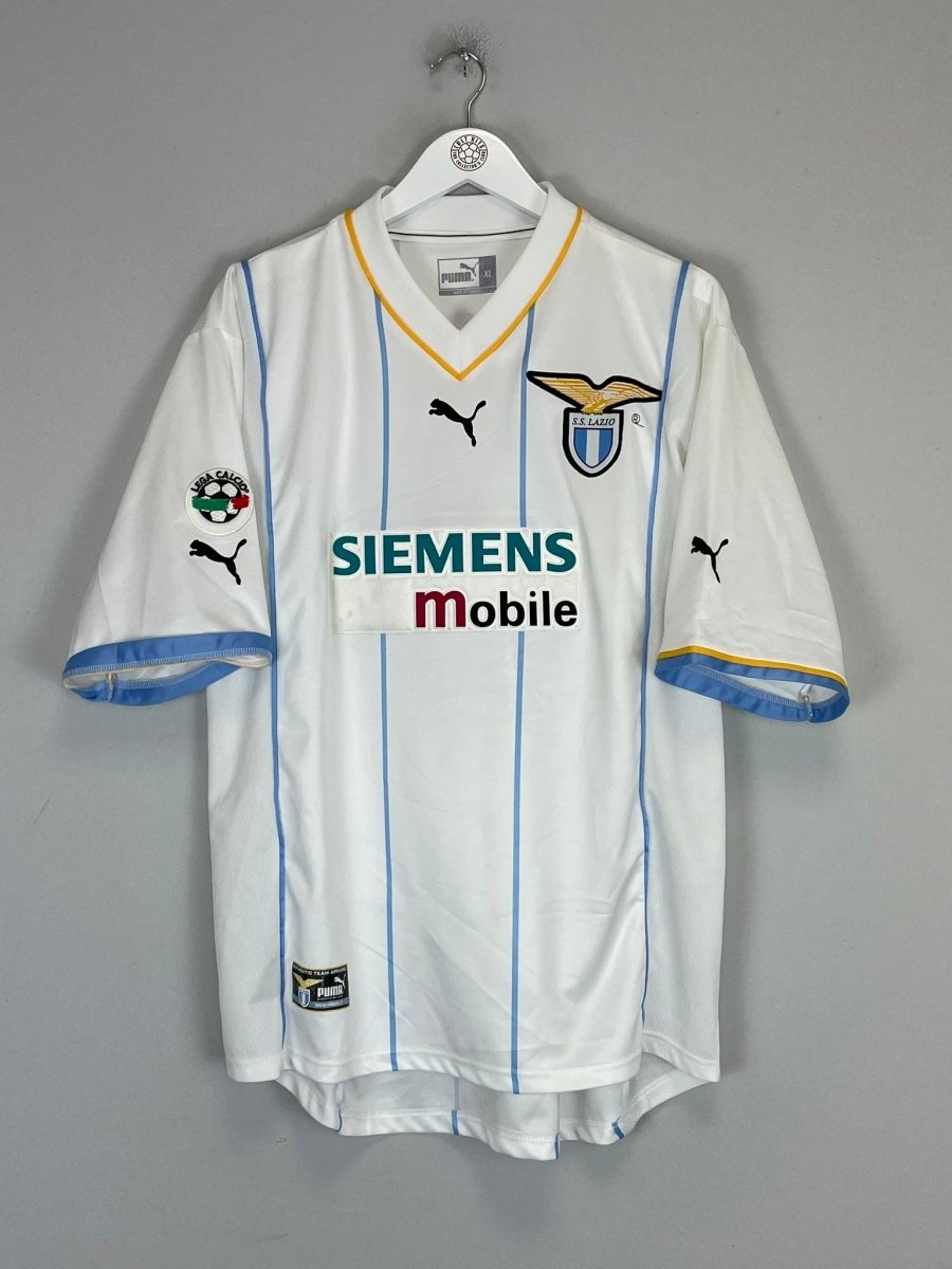 2001/02 LAZIO PANCARO 15 *MATCH ISSUE* AWAY SHIRT (XL) PUMA - Cult Kits - XL - Buy Vintage Football Shirts, Authentic Retro Football Shirts For Sale, Classic Football Shirts & Soccer Jersey