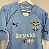 Shop 2001/02 LAZIO SALAS #9 HOME SHIRT (L) PUMA, classic football shirts, vintage football shirts & retro soccer jerseys at Cult Kits