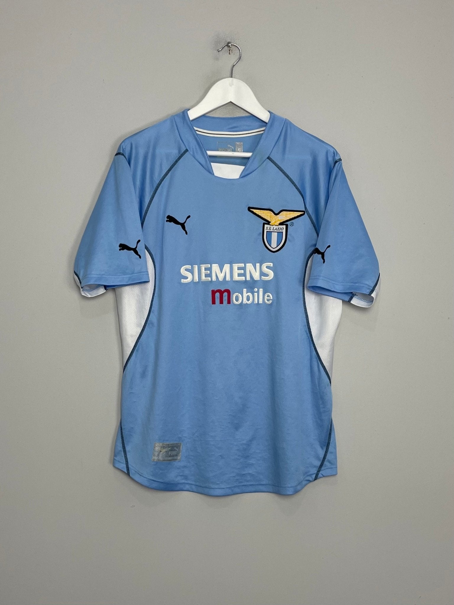 Shop 2001/02 LAZIO SALAS #9 HOME SHIRT (L) PUMA, classic football shirts, vintage football shirts & retro soccer jerseys at Cult Kits