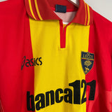 Shop 2001/02 LECCE HOME SHIRT (L) ASICS, classic football shirts, vintage football shirts & retro soccer jerseys at Cult Kits