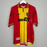 Shop 2001/02 LECCE HOME SHIRT (L) ASICS, classic football shirts, vintage football shirts & retro soccer jerseys at Cult Kits
