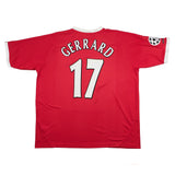 Buy 2001/02 Liverpool Gerrard 8 UCL Home Shirt (XXL) Reebok ~ Free worldwide shipping ~ Authentic Vintage Football Shirts from Cult Kits