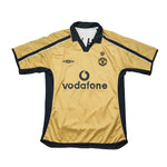 Buy 2001/02 Manchester United Beckham 7 *Centenary* Away/Third Shirt (L) Umbro ~ Free worldwide shipping ~ Authentic Vintage Football Shirts from Cult Kits