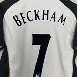 Shop 2001/02 MANCHESTER UNITED BECKHAM #7 *CENTENARY* AWAY/THIRD SHIRT (M) UMBRO, classic football shirts, vintage football shirts & retro soccer jerseys at Cult Kits