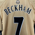 Shop 2001/02 MANCHESTER UNITED BECKHAM #7 *CENTENARY* AWAY/THIRD SHIRT (M) UMBRO, classic football shirts, vintage football shirts & retro soccer jerseys at Cult Kits
