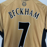 Shop 2001/02 MANCHESTER UNITED BECKHAM #7 *CENTENARY* AWAY/THIRD SHIRT (M) UMBRO, classic football shirts, vintage football shirts & retro soccer jerseys at Cult Kits