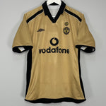 Shop 2001/02 MANCHESTER UNITED BECKHAM #7 *CENTENARY* AWAY/THIRD SHIRT (M) UMBRO, classic football shirts, vintage football shirts & retro soccer jerseys at Cult Kits