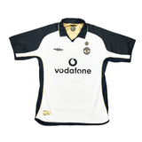 Buy 2001/02 Manchester United Keane 16 *Centenary* Away/Third Shirt (L) Umbro ~ Free worldwide shipping ~ Authentic Vintage Football Shirts from Cult Kits