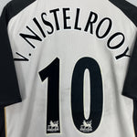 Shop 2001/02 MANCHESTER UNITED V.NISTELROOY #10 CENTENARY AWAY/THIRD SHIRT (L) UMBRO, classic football shirts, vintage football shirts & retro soccer jerseys at Cult Kits