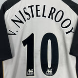Shop 2001/02 MANCHESTER UNITED V.NISTELROOY #10 CENTENARY AWAY/THIRD SHIRT (L) UMBRO, classic football shirts, vintage football shirts & retro soccer jerseys at Cult Kits