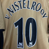 Shop 2001/02 MANCHESTER UNITED V.NISTELROOY #10 CENTENARY AWAY/THIRD SHIRT (L) UMBRO, classic football shirts, vintage football shirts & retro soccer jerseys at Cult Kits