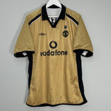 Shop 2001/02 MANCHESTER UNITED V.NISTELROOY #10 *CENTENARY* AWAY/THIRD SHIRT (XL) UMBRO, classic football shirts, vintage football shirts & retro soccer jerseys at Cult Kits