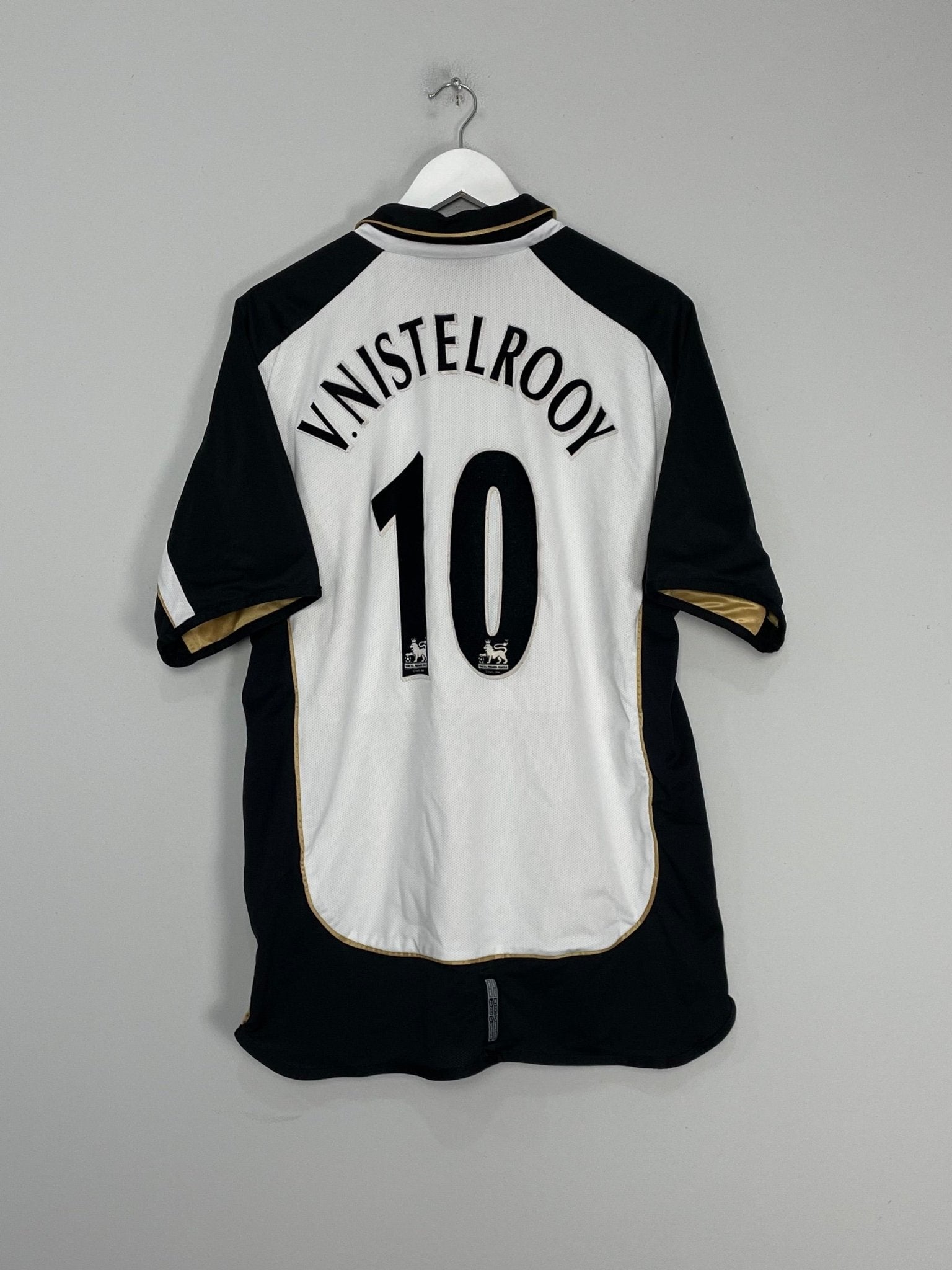 Shop 2001/02 MANCHESTER UNITED V.NISTELROOY #10 *CENTENARY* AWAY/THIRD SHIRT (XL) UMBRO, classic football shirts, vintage football shirts & retro soccer jerseys at Cult Kits
