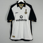 Shop 2001/02 MANCHESTER UNITED V.NISTELROOY #10 *CENTENARY* AWAY/THIRD SHIRT (XL) UMBRO, classic football shirts, vintage football shirts & retro soccer jerseys at Cult Kits