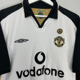 Shop 2001/02 MANCHESTER UNITED V.NISTELROOY #10 *CENTENARY* AWAY/THIRD SHIRT (XL) UMBRO, classic football shirts, vintage football shirts & retro soccer jerseys at Cult Kits