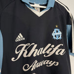 Shop 2001/02 MARSEILLE AWAY SHIRT (L) ADIDAS, classic football shirts, vintage football shirts & retro soccer jerseys at Cult Kits