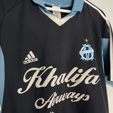Shop 2001/02 MARSEILLE AWAY SHIRT (L) ADIDAS, classic football shirts, vintage football shirts & retro soccer jerseys at Cult Kits