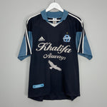 Shop 2001/02 MARSEILLE AWAY SHIRT (L) ADIDAS, classic football shirts, vintage football shirts & retro soccer jerseys at Cult Kits