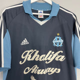 Shop 2001/02 MARSEILLE AWAY SHIRT (L) ADIDAS, classic football shirts, vintage football shirts & retro soccer jerseys at Cult Kits