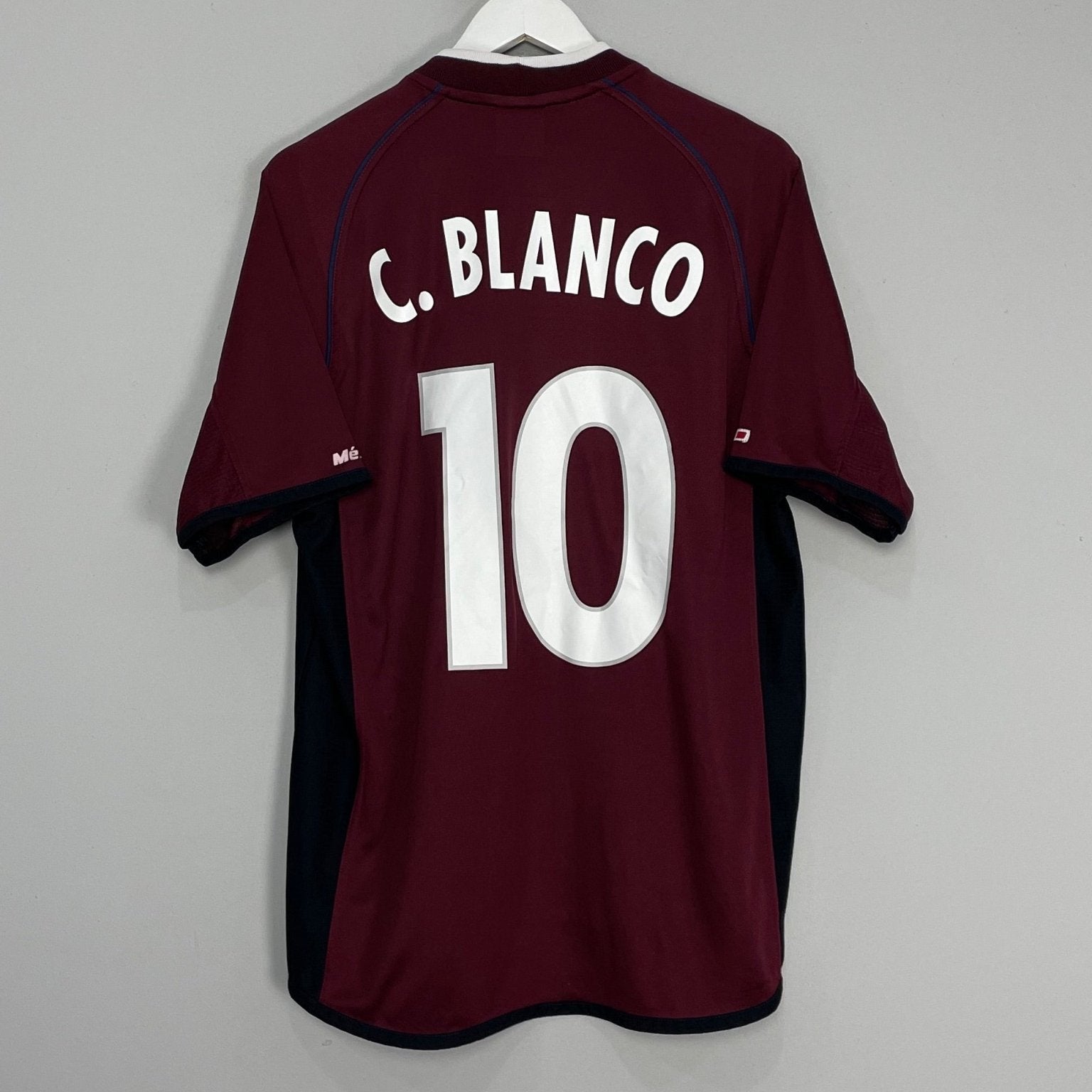 Shop 2001/02 MEXICO C.BLANCO #10 AWAY SHIRT (XL) ATLETICA, classic football shirts, vintage football shirts & retro soccer jerseys at Cult Kits
