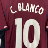 Shop 2001/02 MEXICO C.BLANCO #10 AWAY SHIRT (XL) ATLETICA, classic football shirts, vintage football shirts & retro soccer jerseys at Cult Kits