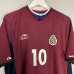 Shop 2001/02 MEXICO C.BLANCO #10 AWAY SHIRT (XL) ATLETICA, classic football shirts, vintage football shirts & retro soccer jerseys at Cult Kits