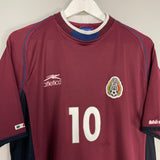 Shop 2001/02 MEXICO C.BLANCO #10 AWAY SHIRT (XL) ATLETICA, classic football shirts, vintage football shirts & retro soccer jerseys at Cult Kits