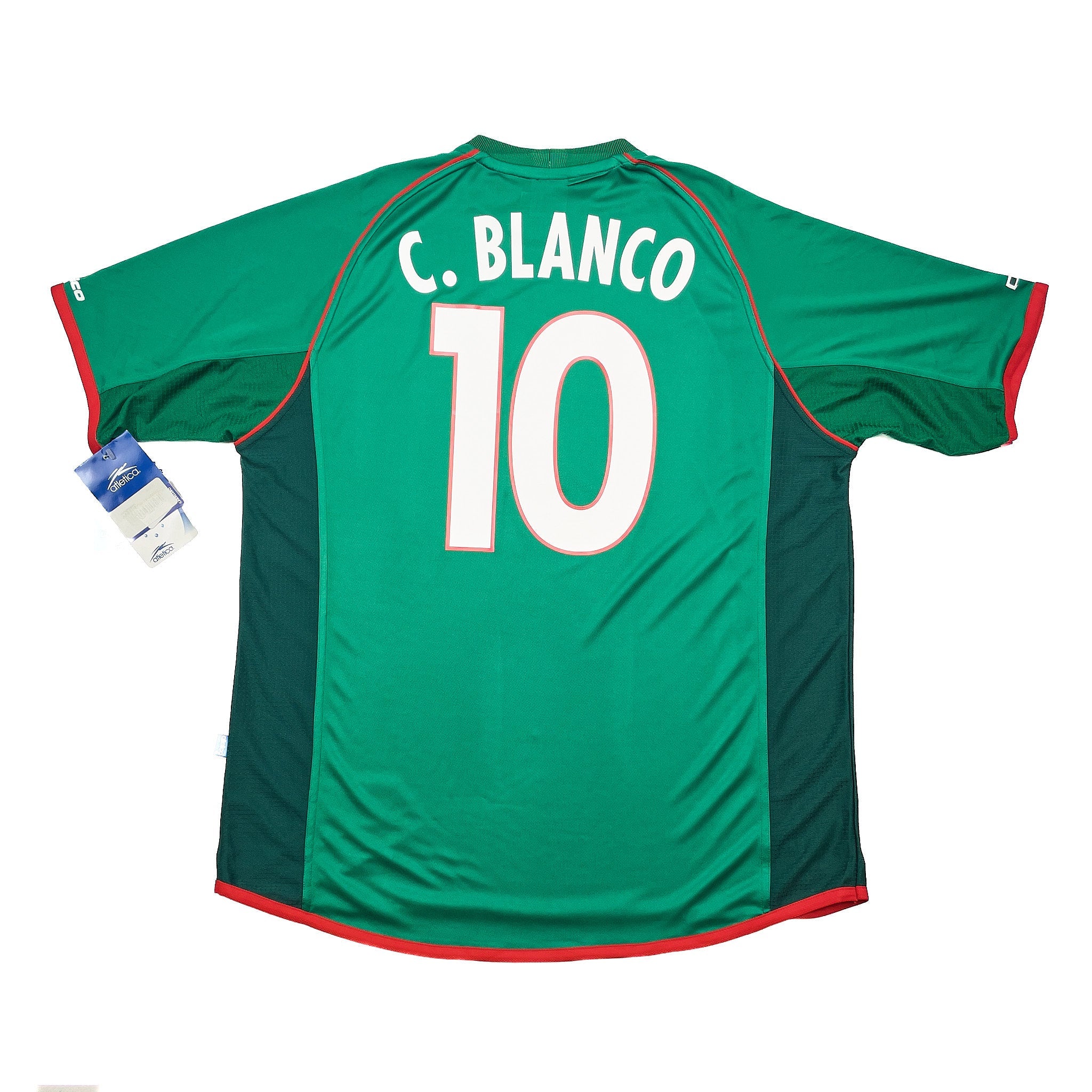 Buy 2001/02 Mexico C.Blanco 10 *Bnwt* Home Shirt (XXL) Atletica ~ Free worldwide shipping available ~ Authentic Vintage Football Shirts from Cult Kits