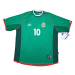 Buy 2001/02 Mexico C.Blanco 10 *Bnwt* Home Shirt (XXL) Atletica ~ Free worldwide shipping available ~ Authentic Vintage Football Shirts from Cult Kits
