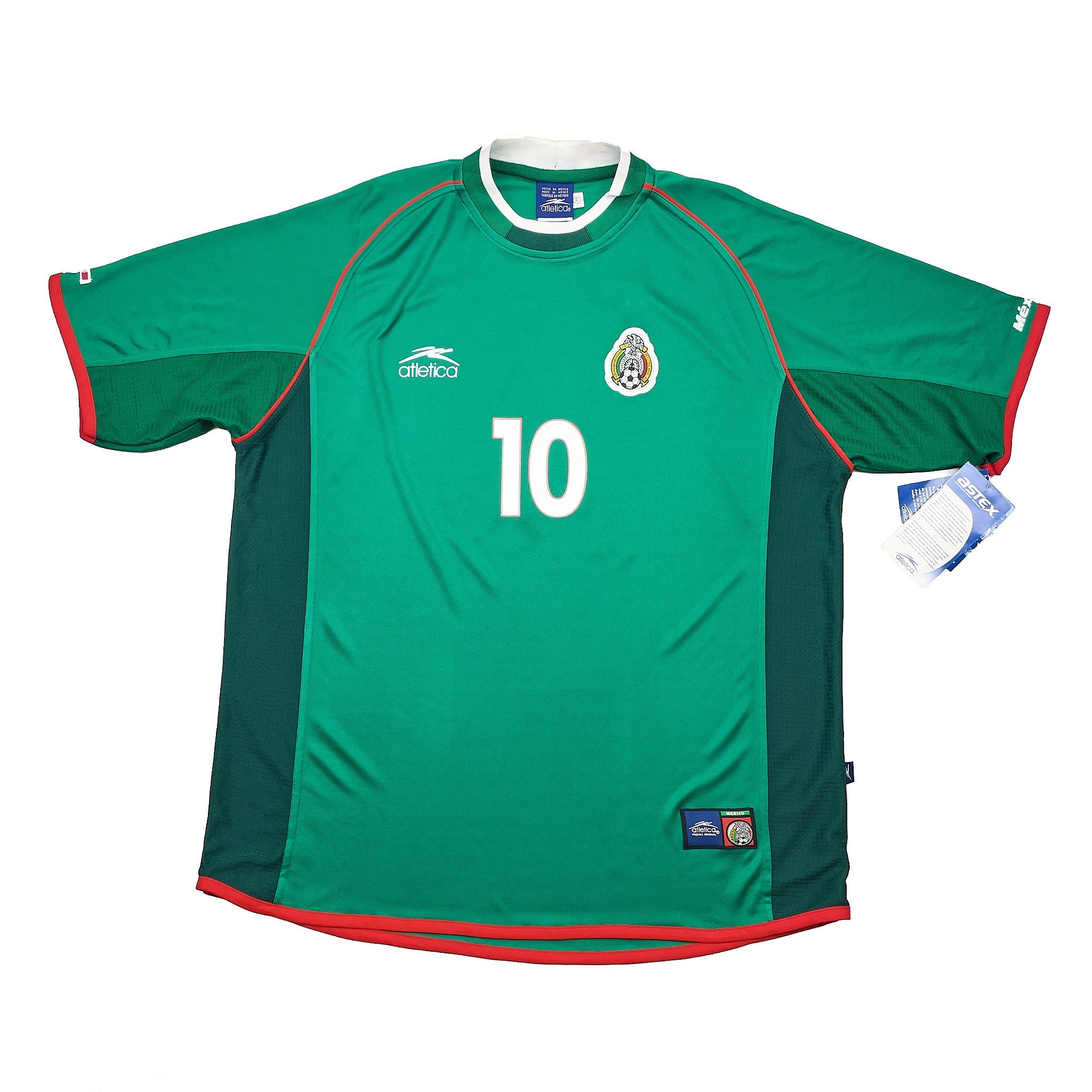 Buy 2001/02 Mexico C.Blanco 10 *Bnwt* Home Shirt (XXL) Atletica ~ Free worldwide shipping available ~ Authentic Vintage Football Shirts from Cult Kits