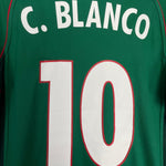 Shop 2001/02 MEXICO C.BLANCO #10 HOME SHIRT (M) ATLETICA, classic football shirts, vintage football shirts & retro soccer jerseys at Cult Kits
