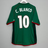 Shop 2001/02 MEXICO C.BLANCO #10 HOME SHIRT (XL) ATLETICA, classic football shirts, vintage football shirts & retro soccer jerseys at Cult Kits