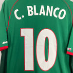Shop 2001/02 MEXICO C.BLANCO #10 HOME SHIRT (XL) ATLETICA, classic football shirts, vintage football shirts & retro soccer jerseys at Cult Kits