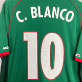 Shop 2001/02 MEXICO C.BLANCO #10 HOME SHIRT (XL) ATLETICA, classic football shirts, vintage football shirts & retro soccer jerseys at Cult Kits