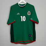 Shop 2001/02 MEXICO C.BLANCO #10 HOME SHIRT (XL) ATLETICA, classic football shirts, vintage football shirts & retro soccer jerseys at Cult Kits
