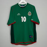 Shop 2001/02 MEXICO C.BLANCO #10 HOME SHIRT (XL) ATLETICA, classic football shirts, vintage football shirts & retro soccer jerseys at Cult Kits