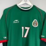 Shop 2001/02 MEXICO F.PALENCIA #17 HOME SHIRT (L) ATLETICA, classic football shirts, vintage football shirts & retro soccer jerseys at Cult Kits